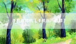 手机返修机（手机返厂维修）