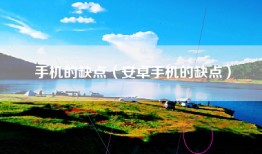 手机的缺点（安卓手机的缺点）