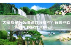 大家都是怎么用磁力链接的？有哪些软件？附软件合集 (23)